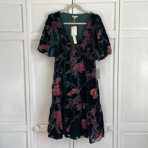 Flutter sleeve dress